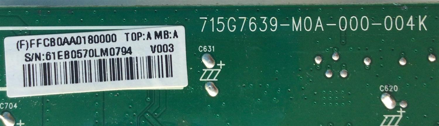MAIN PARA MONITOR AOC / NUMERO DE PARTE FFCB0AA0180000 / 715G7639-M0A-000-004K / (F)FFCB0AA0180000 / 61EB0570LM0794 / PANEL LM270WF5(S2)(CQ) / MODELO I2757FH	 - Imagen 3